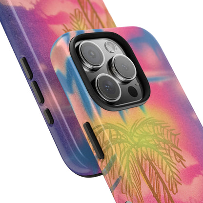"glowy night" airbrush iPhone case