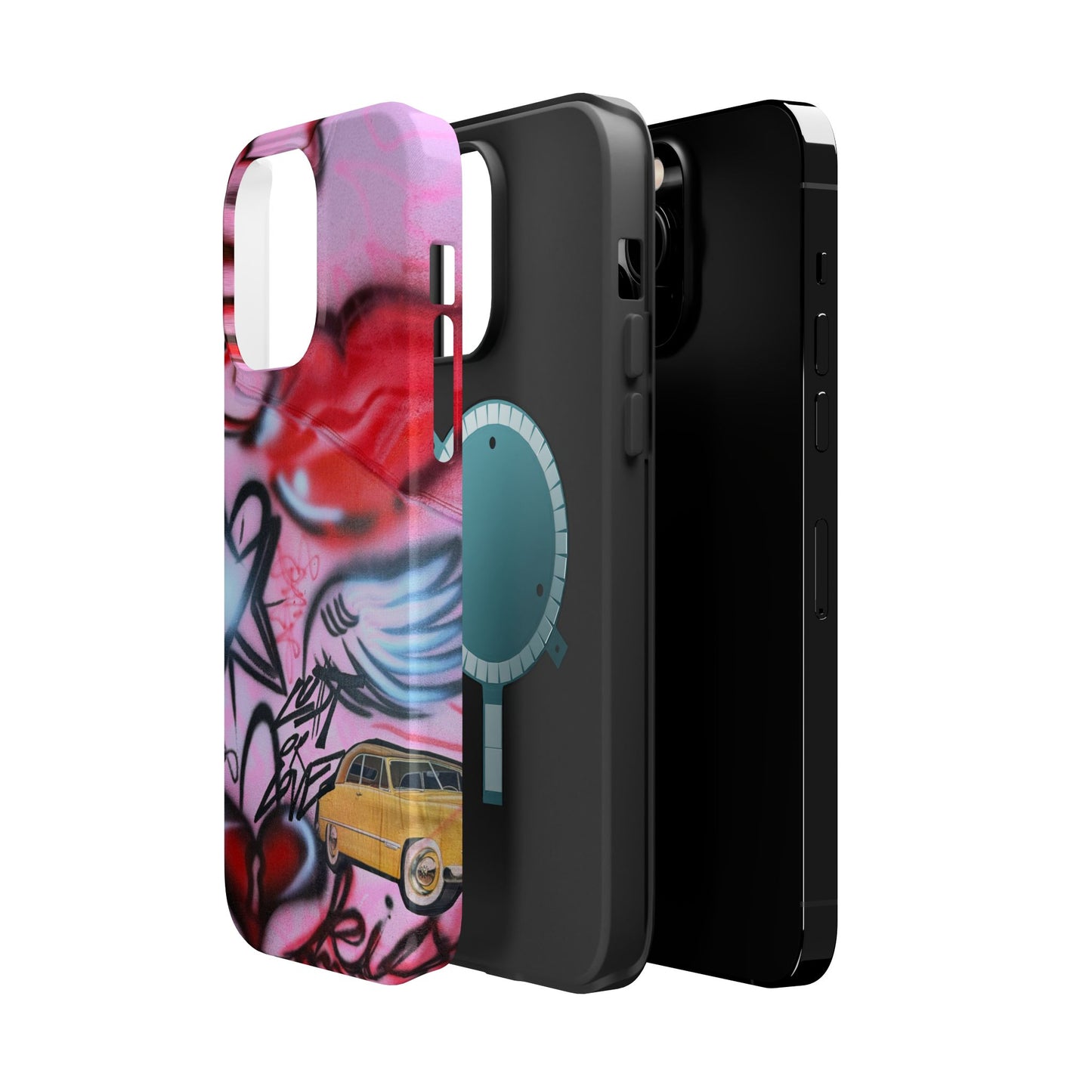 MagSafe "lust or love" airbrush iPhone case