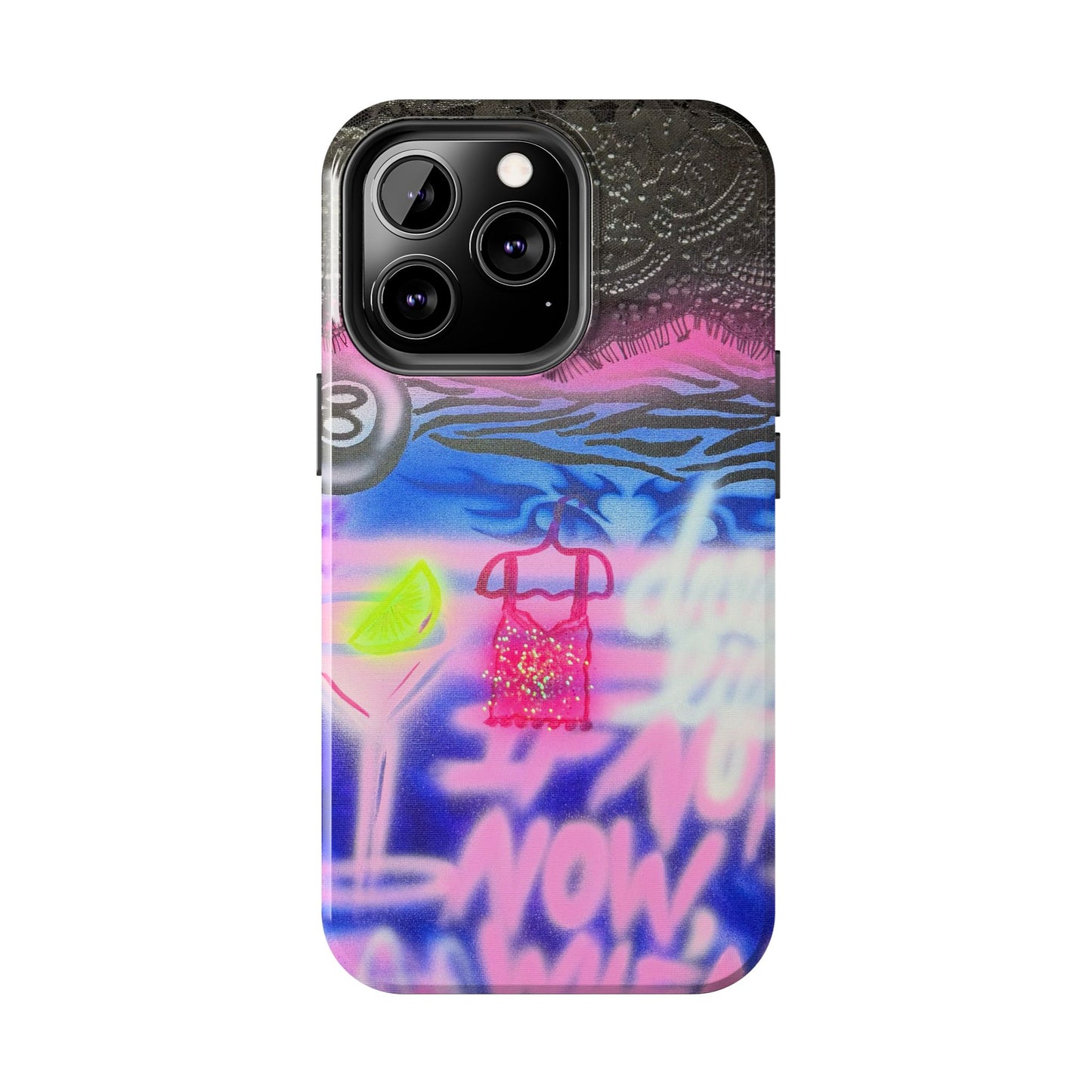 "dream life pt. 2" airbrush iPhone case
