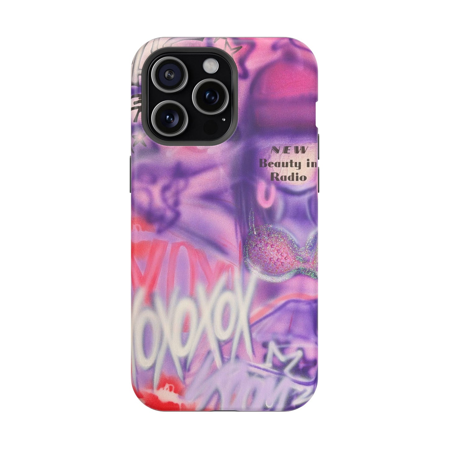 MagSafe "mic check" airbrush iPhone case