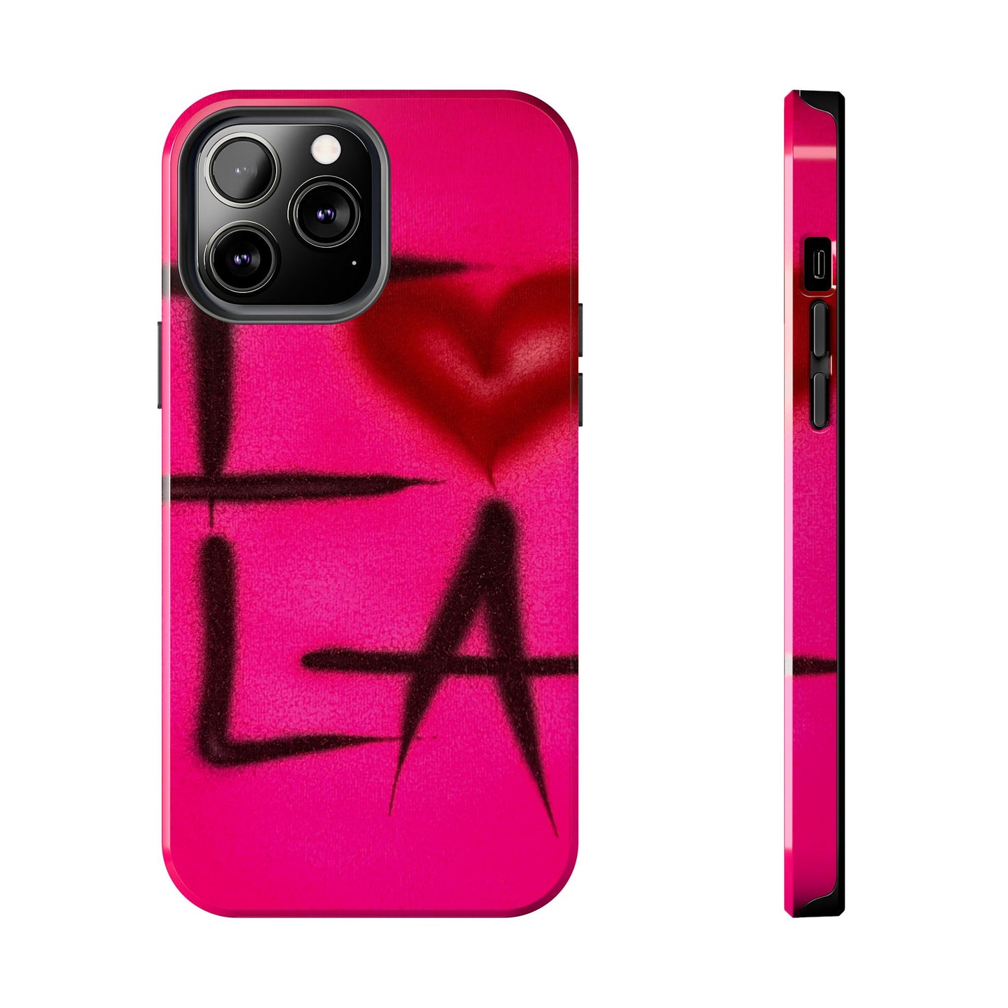 "I <3 LA" airbrush iPhone case