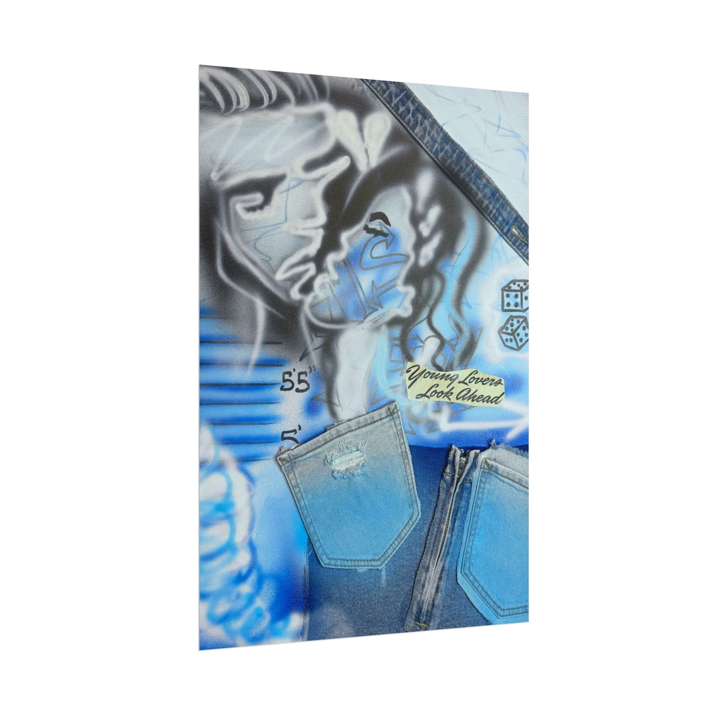 early access airbrush rolled print