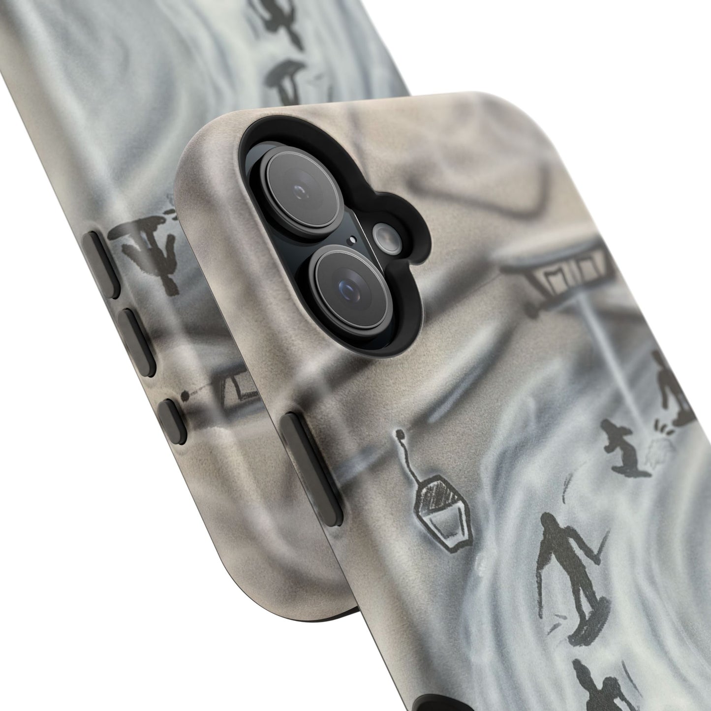 MagSafe "arctic avalanche" airbrush iPhone case