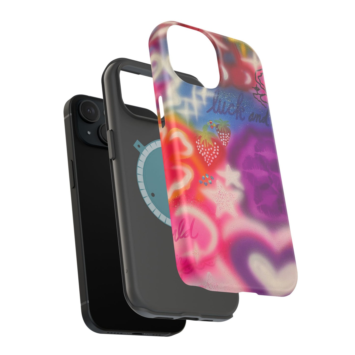 MagSafe „luck & luv pt. 2“ Airbrush iPhone Hülle