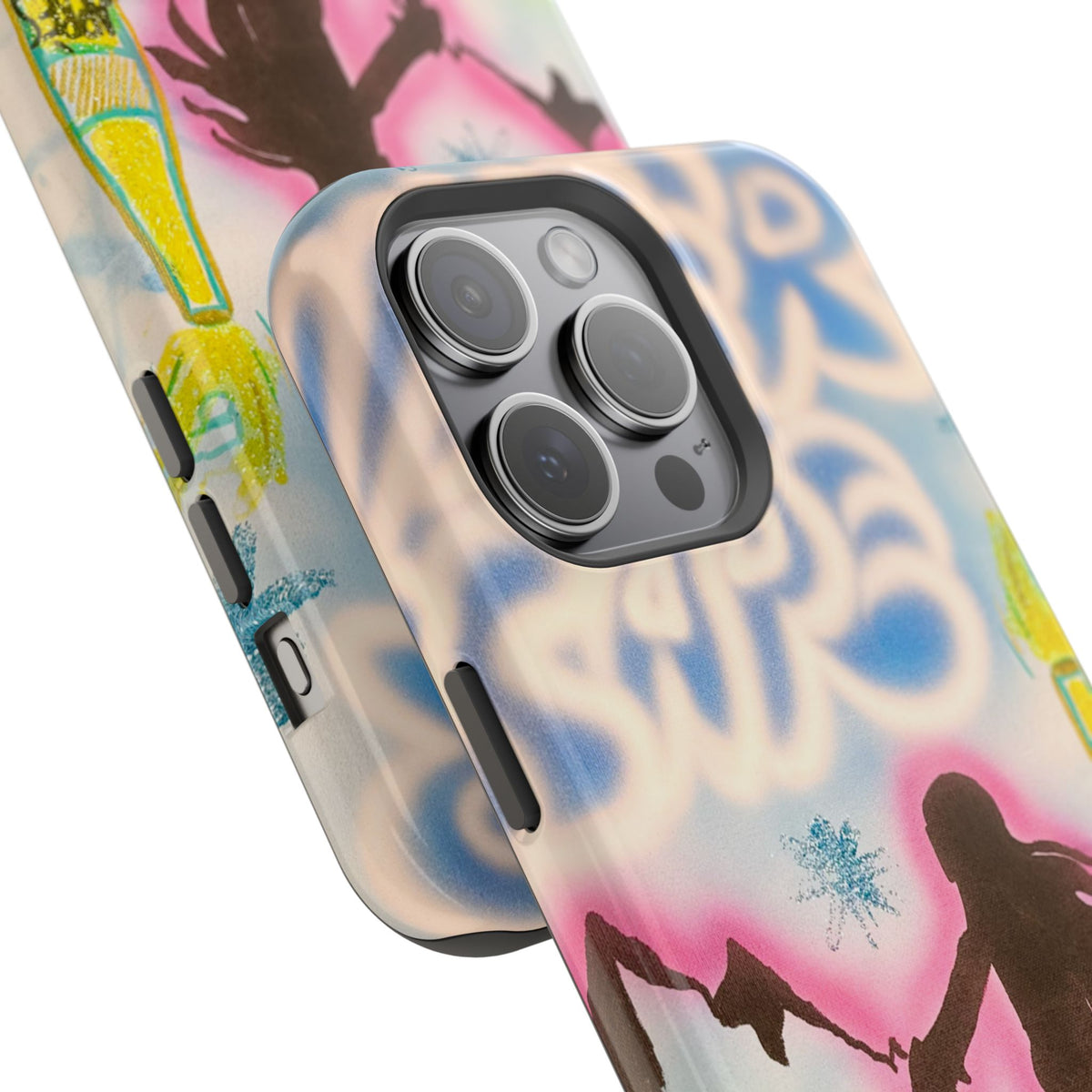 MagSafe "winter escape" airbrush iPhone case