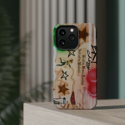MagSafe "very cherry" airbrush iPhone case