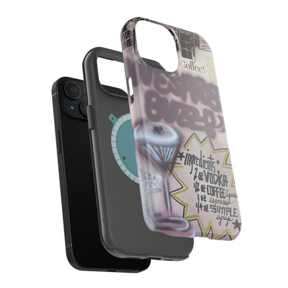 MagSafe "espresso martini" airbrush iPhone case