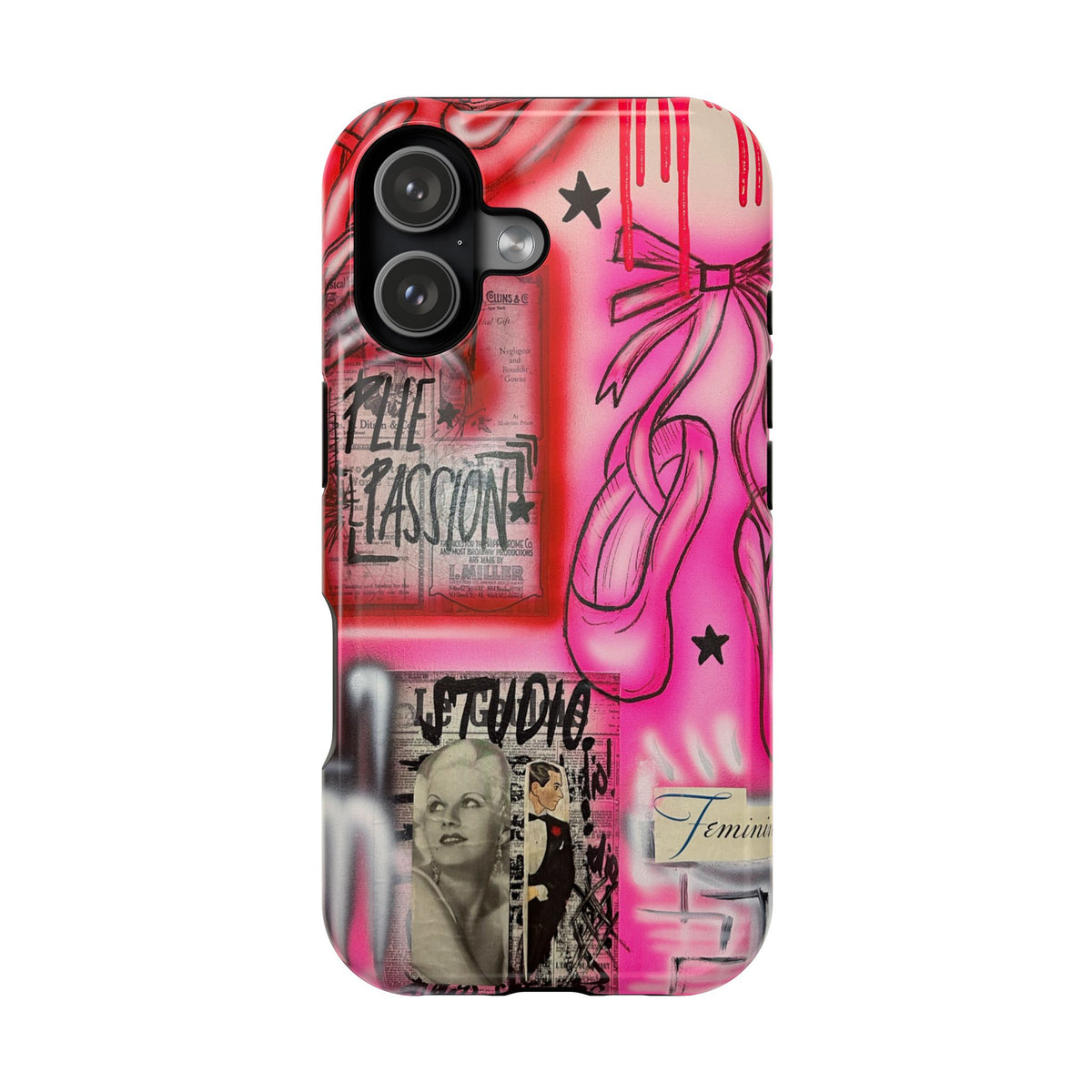 MagSafe "plié passion" airbrush iPhone case