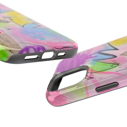 MagSafe "pastel static" airbrush iPhone case