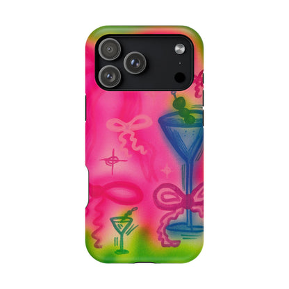 MagSafe „Bow Martini“ Airbrush-iPhone-Hülle