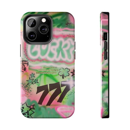 "so lucky" airbrush iPhone case