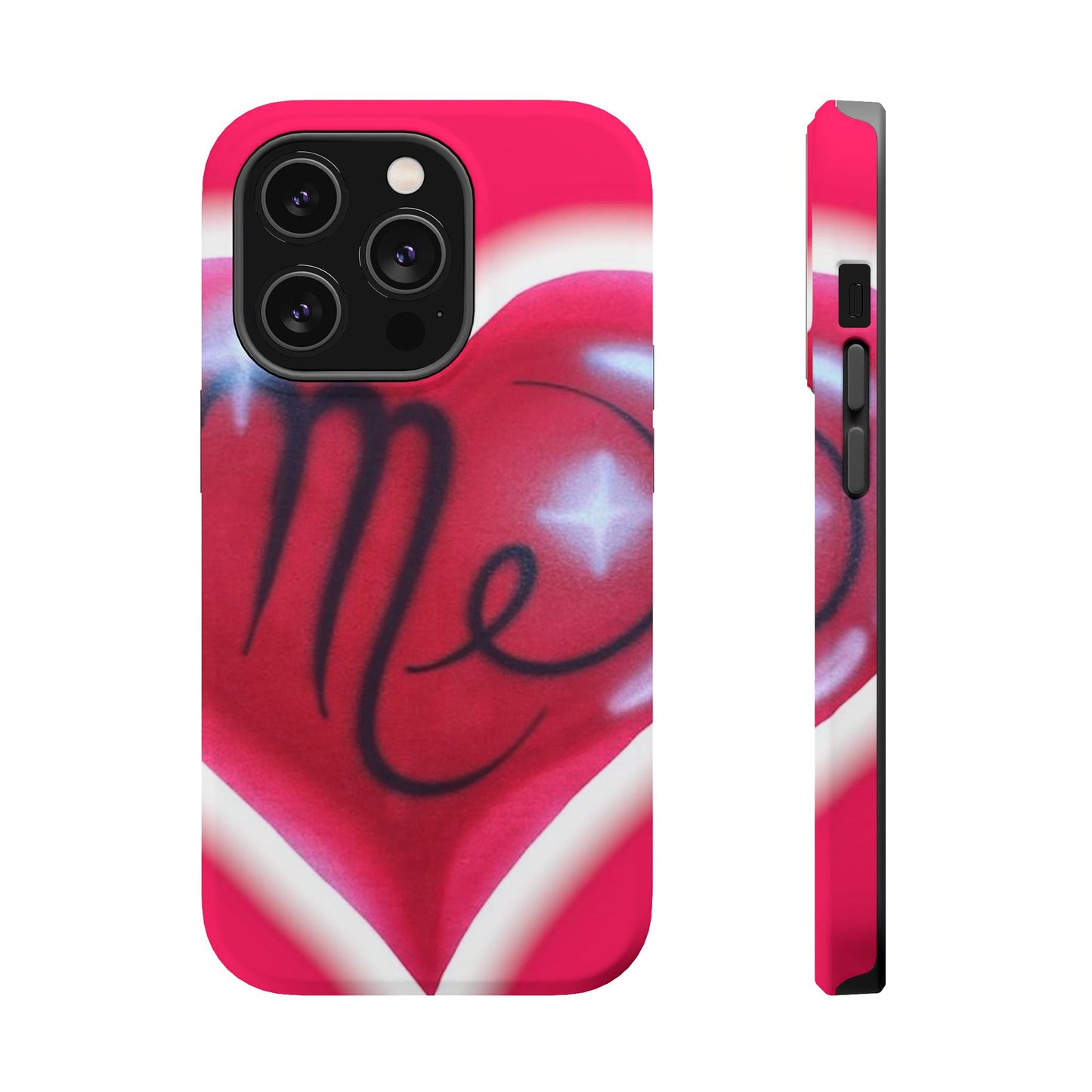 MagSafe "i <3 me" Airbrush iPhone Hülle