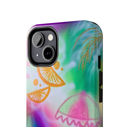 "on the beach" airbrush iPhone case