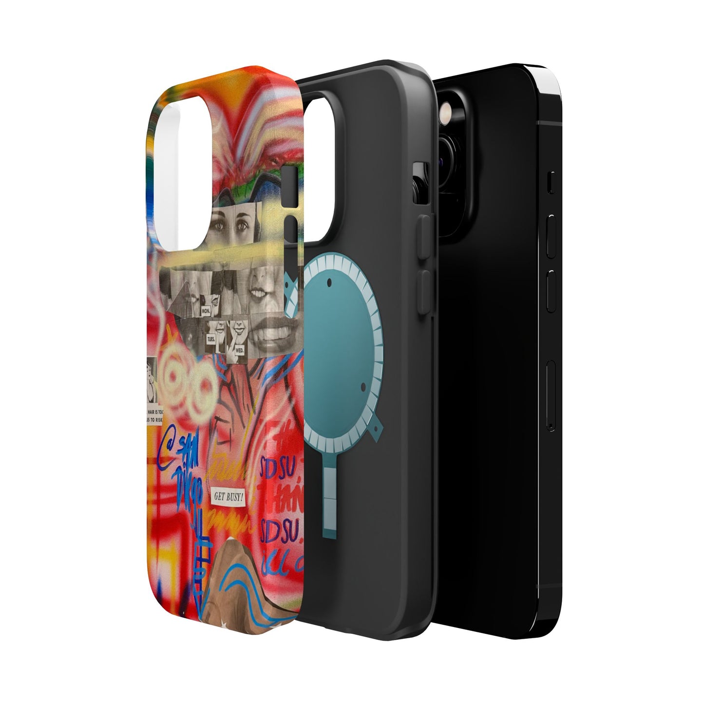 MagSafe Limited Edition "Get Busy" Airbrush iPhone Hülle