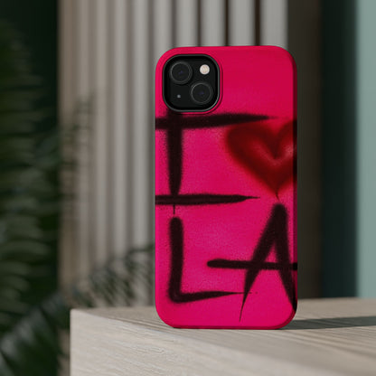 MagSafe „I ❤️ LA“ Airbrush iPhone-Hülle