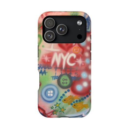 MagSafe "i <3 NYC" airbrush iPhone case
