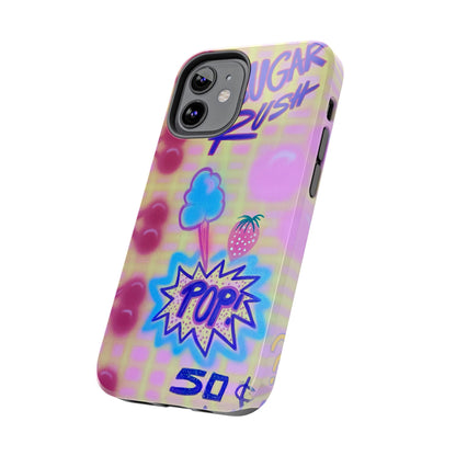 "sugar rush" airbrush iPhone case