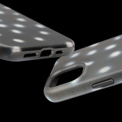 MagSafe "coconut noir polka dot" airbrush iPhone case