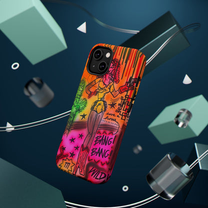 MagSafe "wild, wild west" airbrush iPhone case