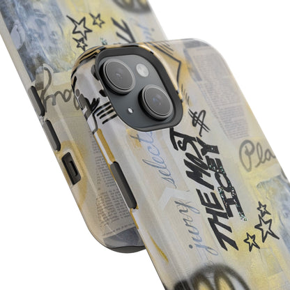 MagSafe "golden glacier" airbrush iPhone case