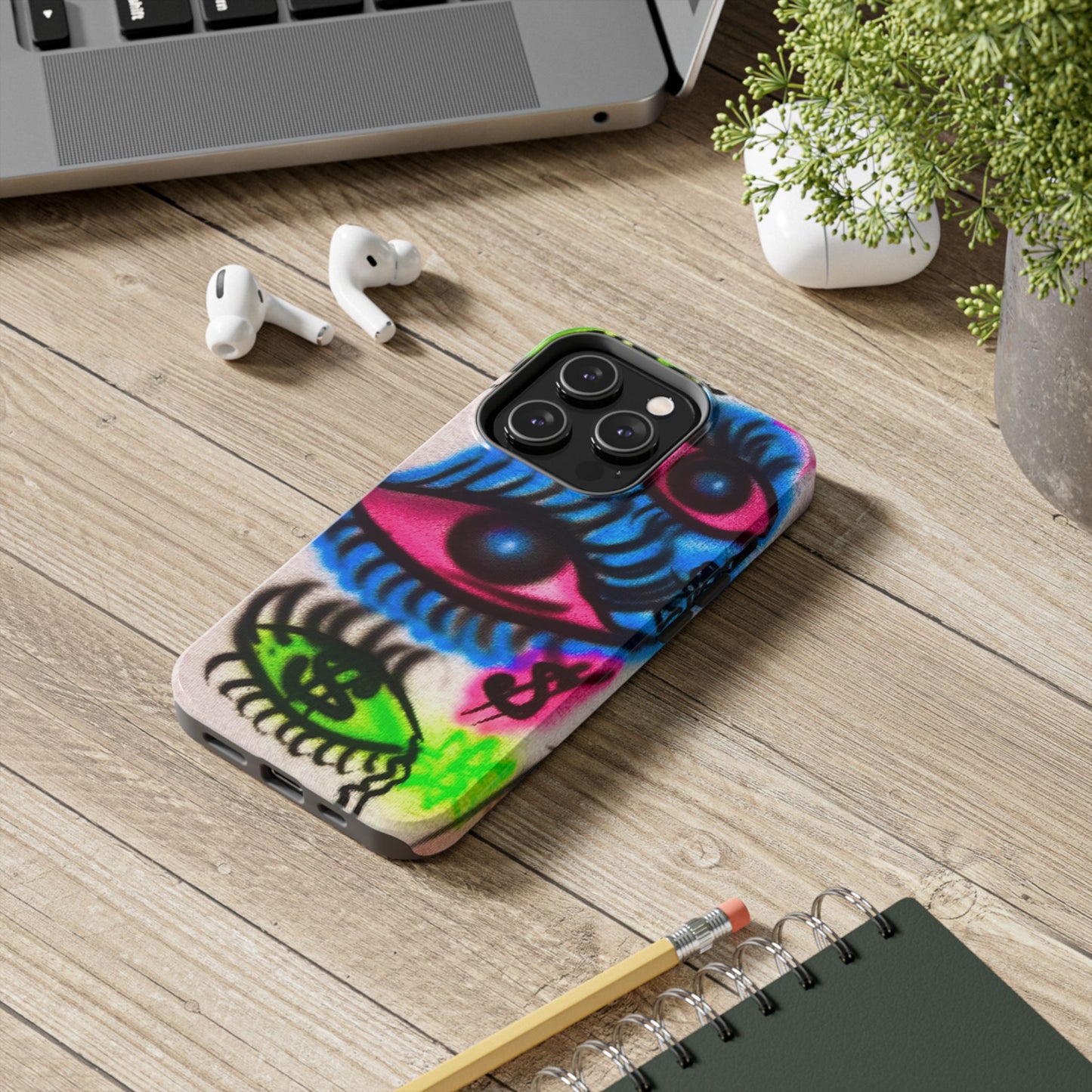 "on the prize" airbrush iPhone case