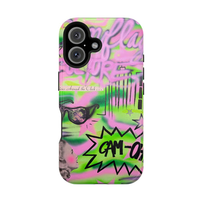MagSafe "green camo" airbrush iPhone case