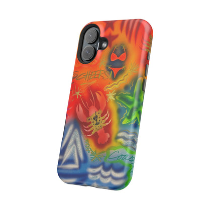 MagSafe "tipsy lobster" airbrush iPhone case