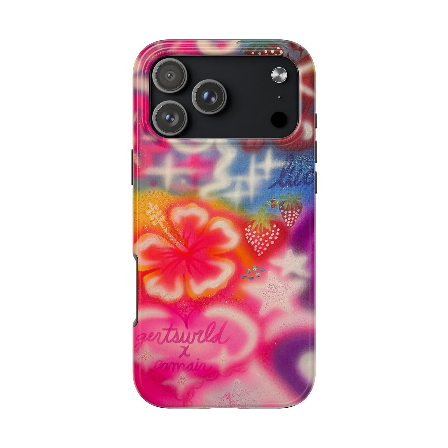 "luck and luv" airbrush iPhone case