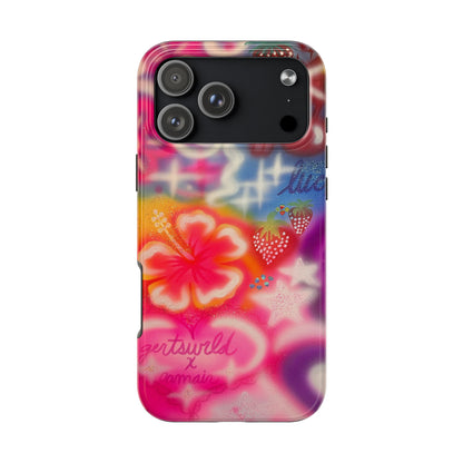 "luck and luv" airbrush iPhone case