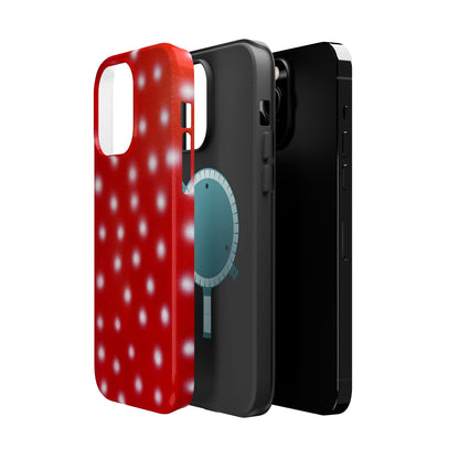 MagSafe "cherry crush polka dot" airbrush iPhone case