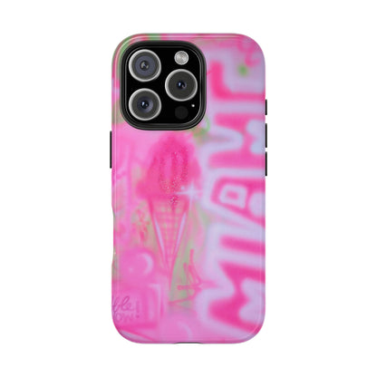 "sunset sorbet" airbrush iPhone case