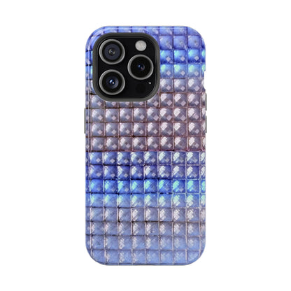 MagSafe "blue studs" airbrush iPhone case