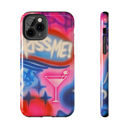 "kiss me pt. 2" airbrush iPhone case