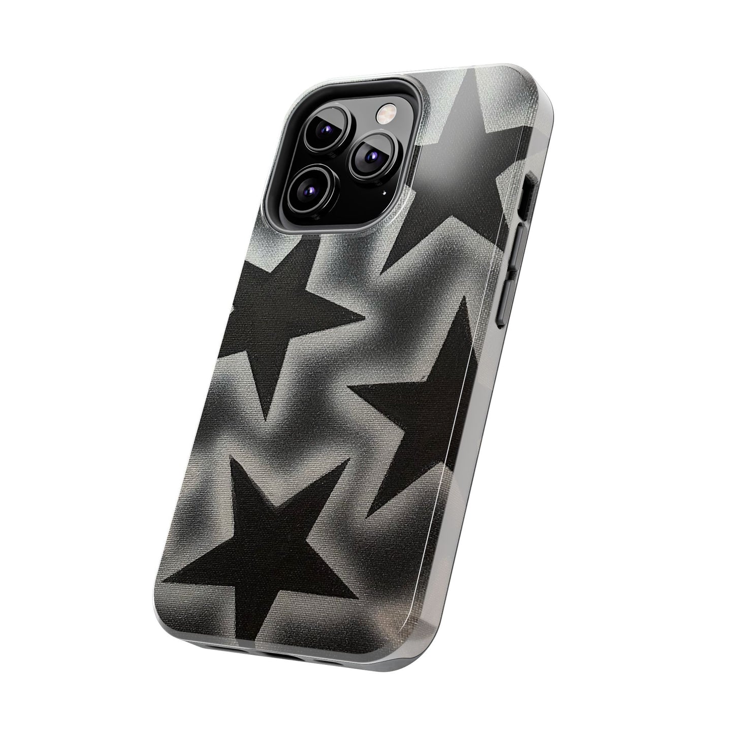 "chrome stars" airbrush iPhone case