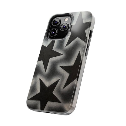 "chrome stars" airbrush iPhone case