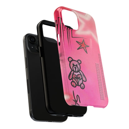 "teddy bear" airbrush iPhone case