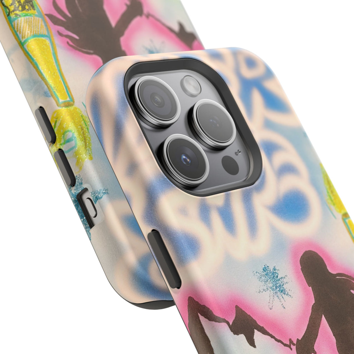 MagSafe "winter escape" airbrush iPhone case