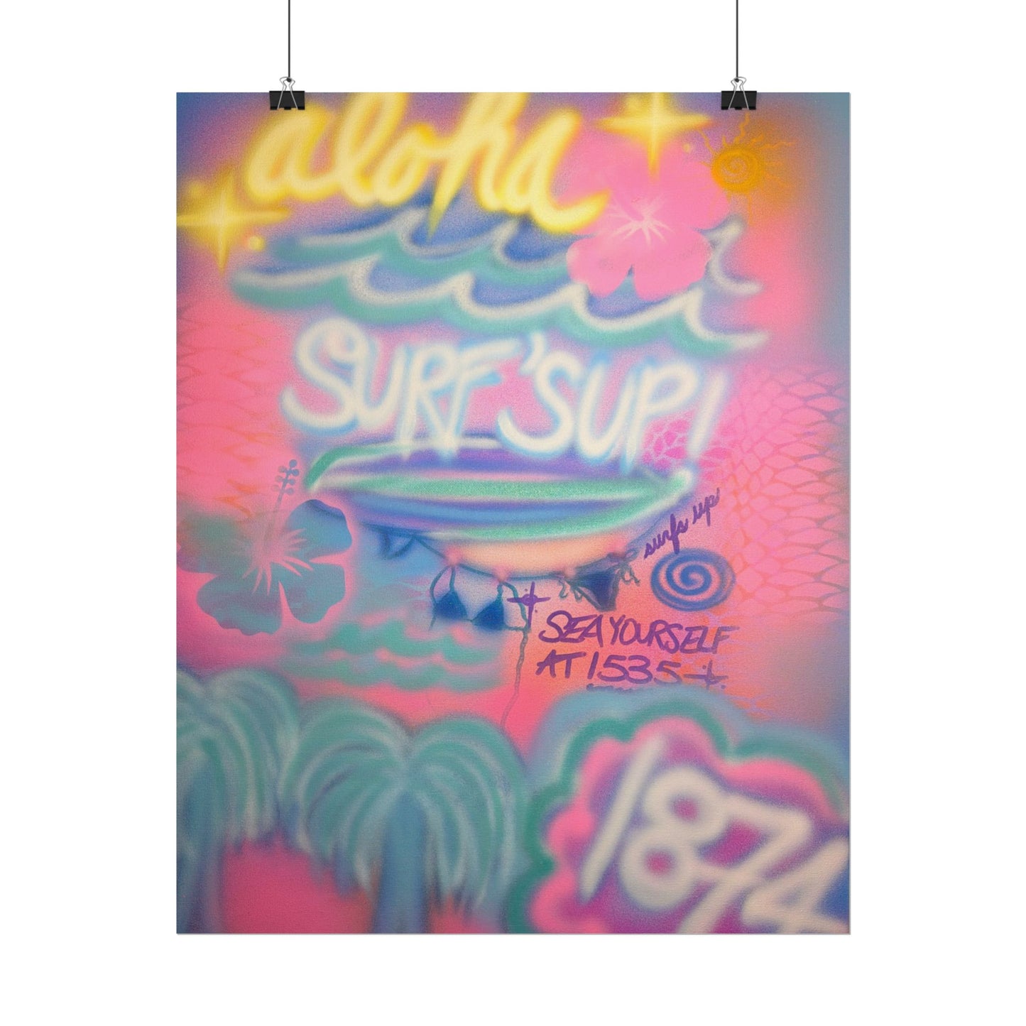 custom gphi airbrush rolled print
