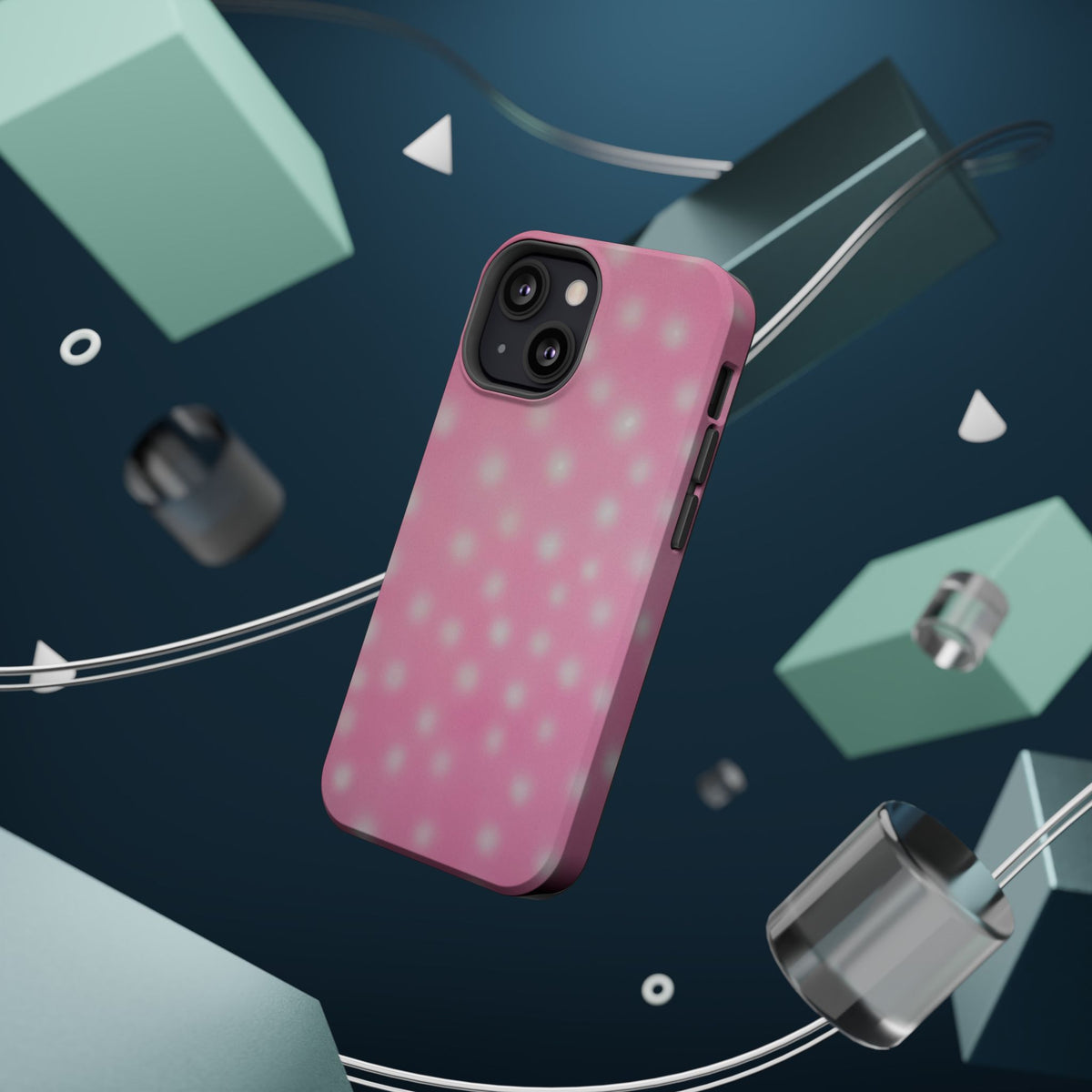 MagSafe "Erdbeerstrudel-Polkadots" Airbrush iPhone Hülle