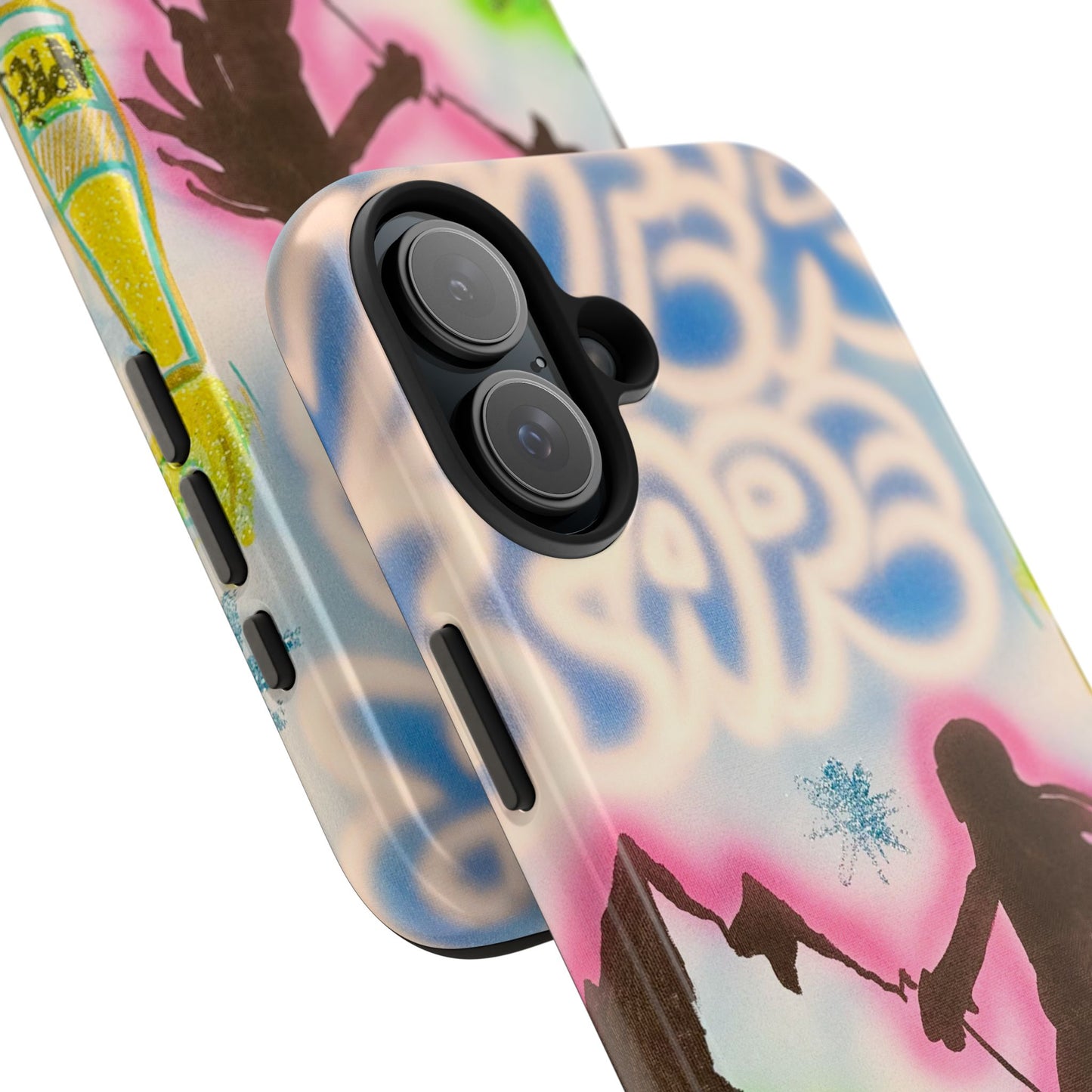 "winter escape" airbrush iPhone case