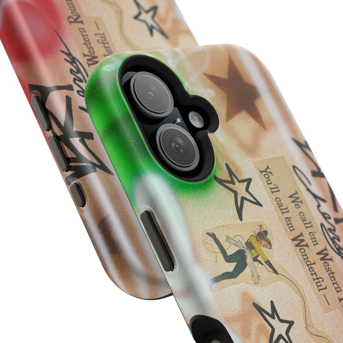 MagSafe "very cherry" airbrush iPhone case