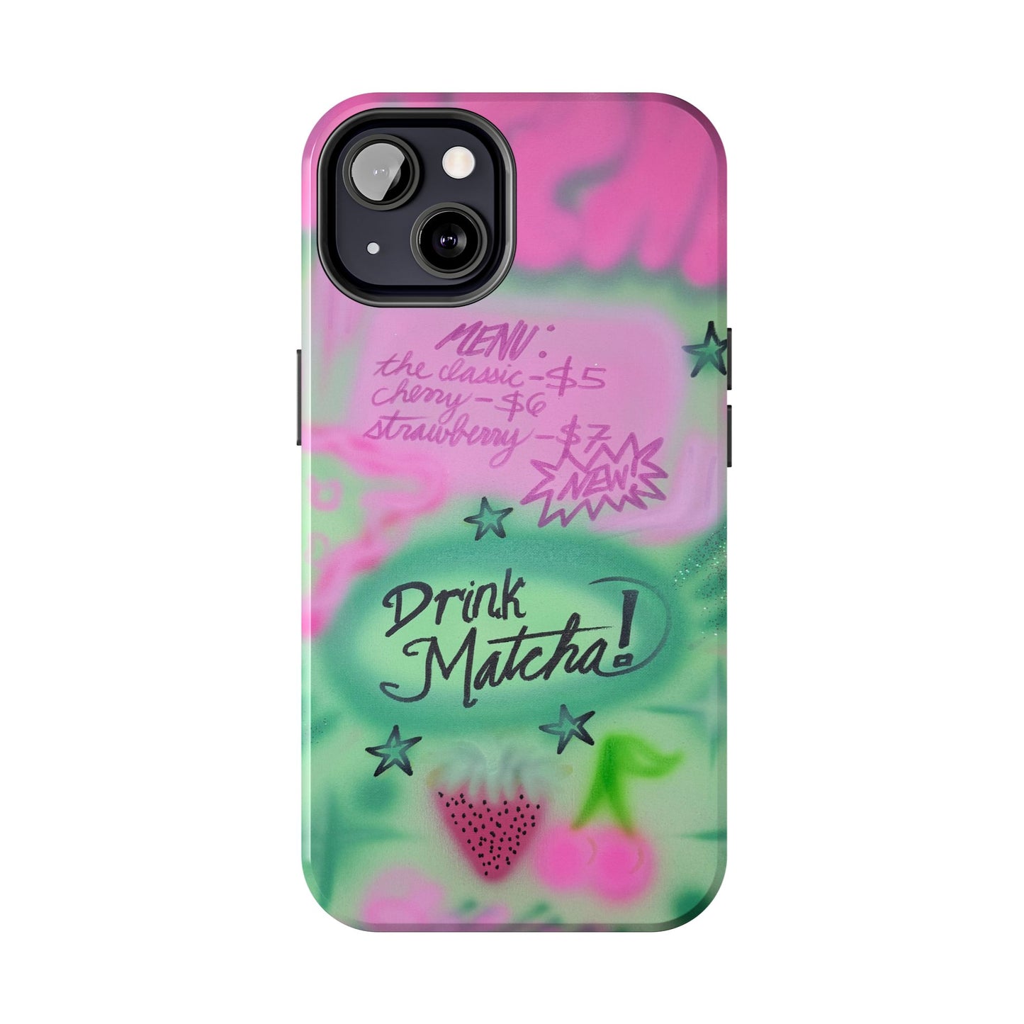 "matcha!" airbrush iPhone case