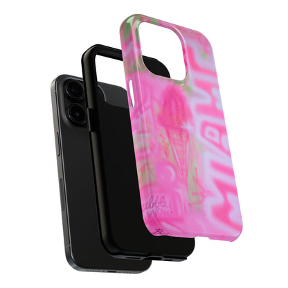 "sunset sorbet" airbrush iPhone case