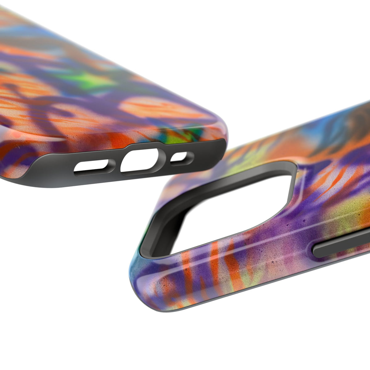 MagSafe "streetwear angel" airbrush iPhone case