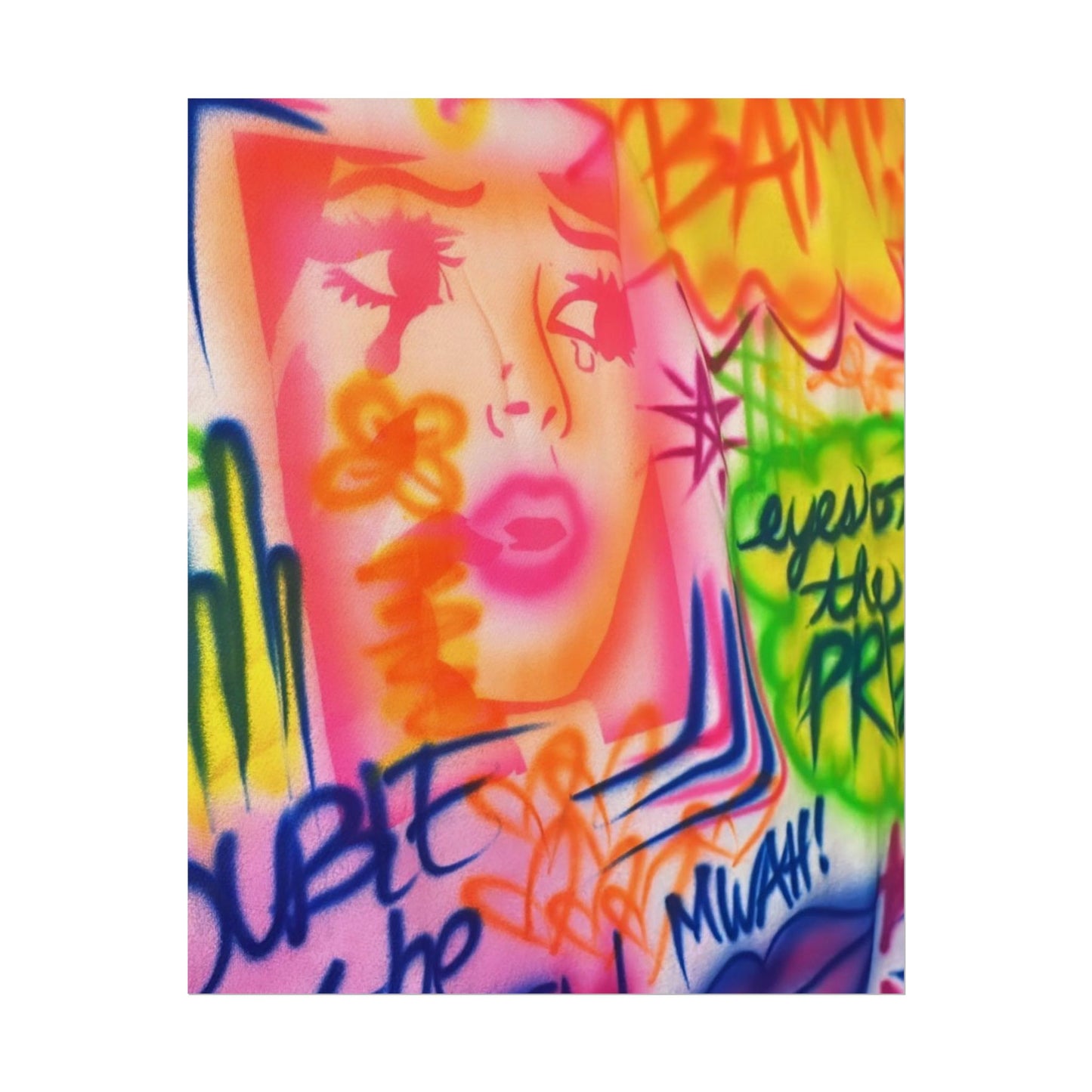 "current standards pt. 2" airbrush rolled print