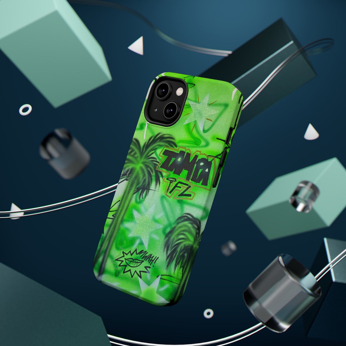 MagSafe "tampa, fl" airbrush iPhone case