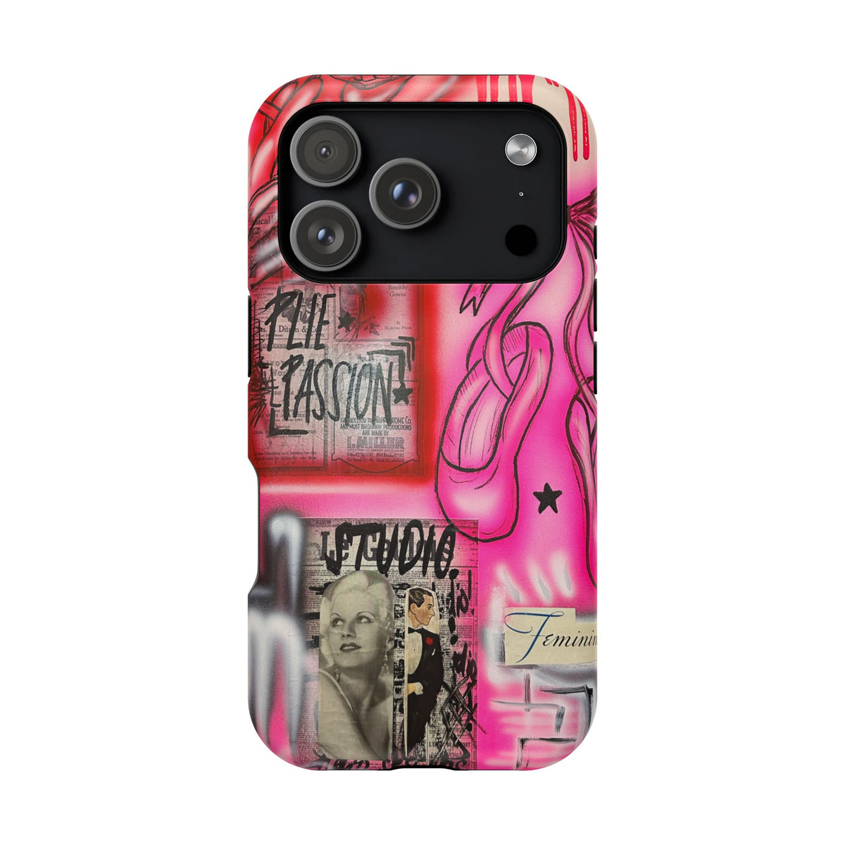 MagSafe "plié passion" airbrush iPhone case