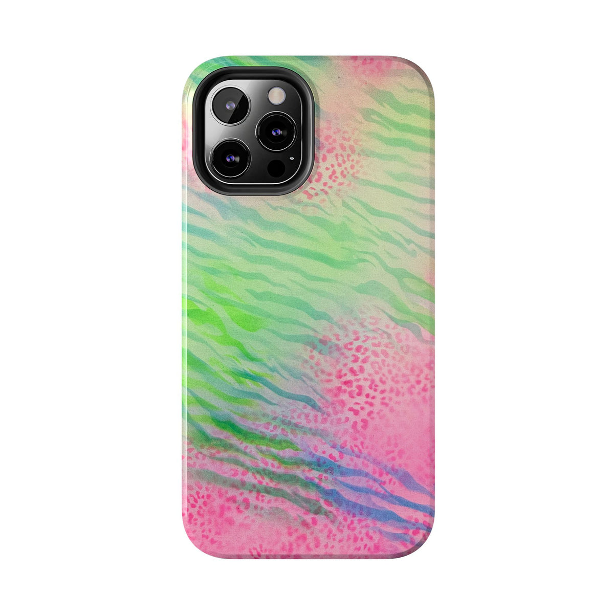 "teal cheetah" airbrush iPhone case