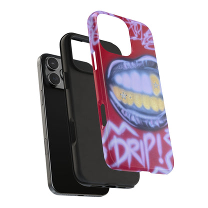 "tooth drip" airbrush iPhone case