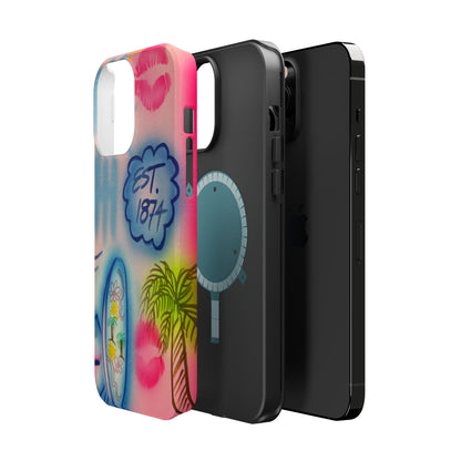MagSafe "in the wave" airbrush iPhone case